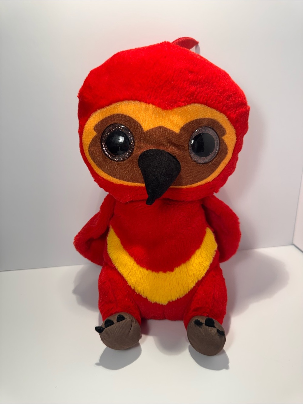 Harry Potter Fawkes Phoenix Plush 11” | Wizarding World | Red Glitter Eyes